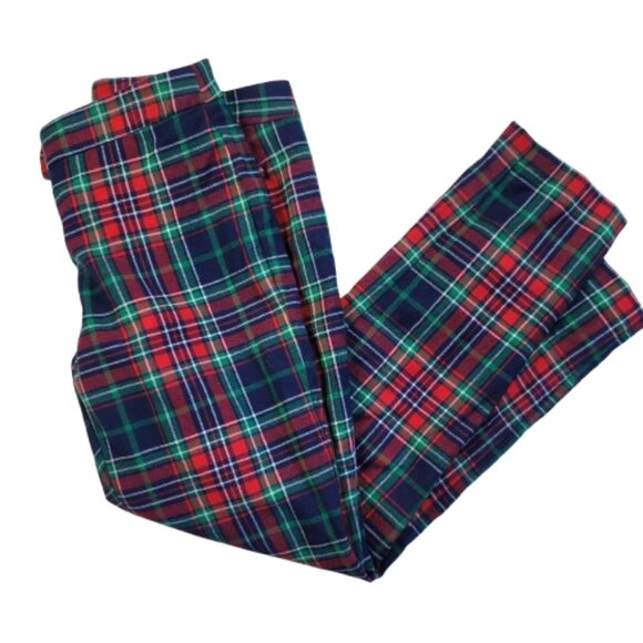 Vineyard Vines Tartan Plaid Wool Ankle Pants Preppy Holiday Check Straight Leg - Picture 12 of 13